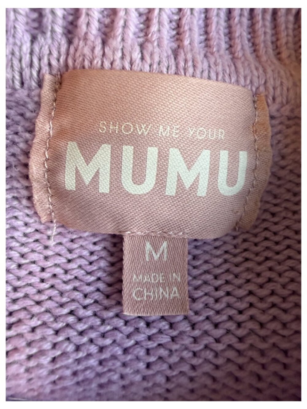 Show Me Your Mumu Purple Boardwalk Sweater Size Medium - Picture 5 of 8